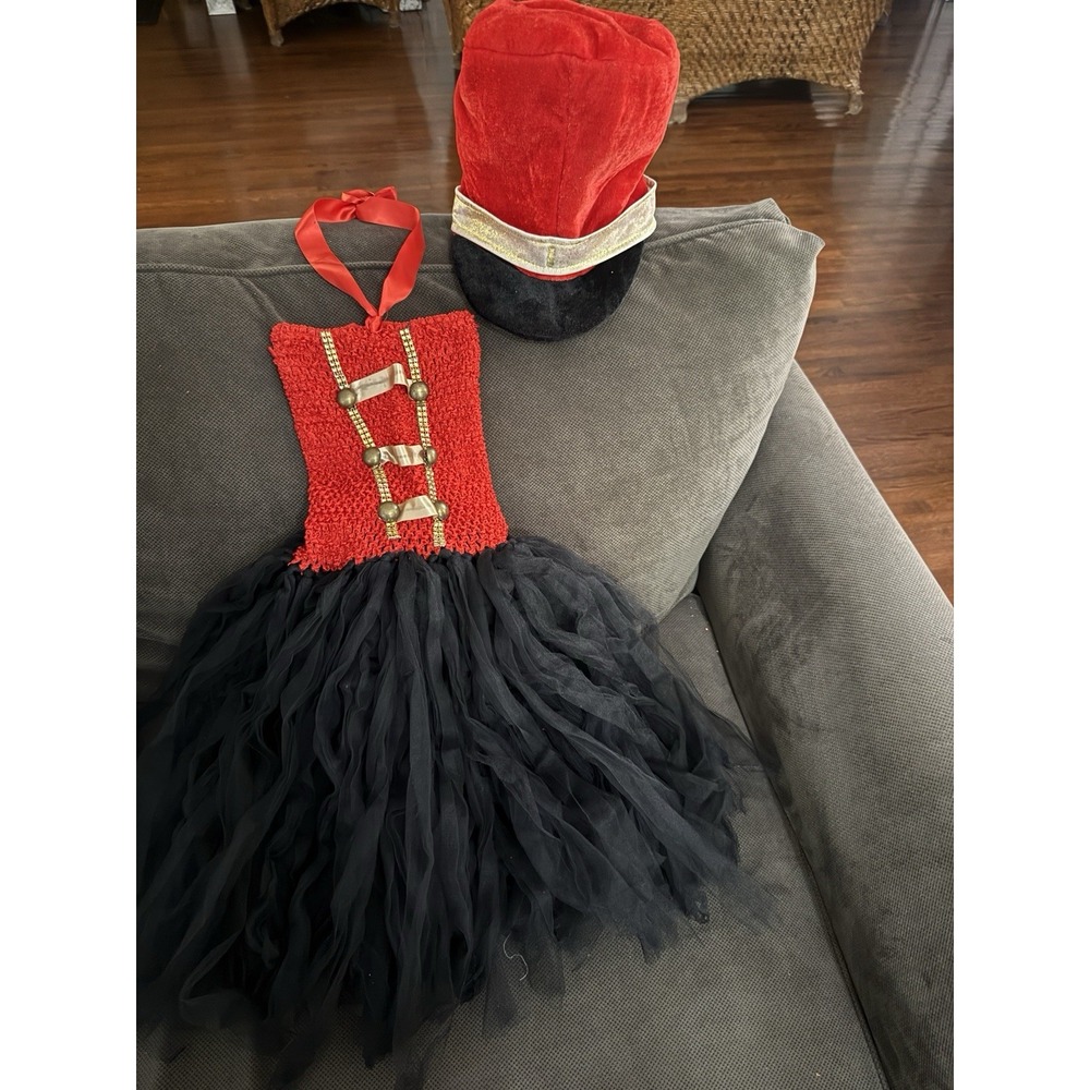 Red and Black Nutcracker Tutu Child's Costume Size Small